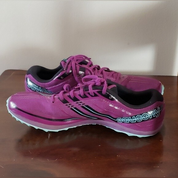 Saucony Women's Kilkenny XC 7 Spiked Track Shoes Purple/Blue Size 8.5 - Picture 5 of 9